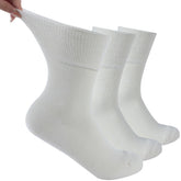 Facool merino wool diabetic sock closeup shows soft knit for everyday comfort.