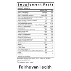 FH Pro Men label detail featuring vegan, allergen-free formula