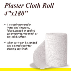 Falling in Art plaster roll used for body cast creations and keepsakes