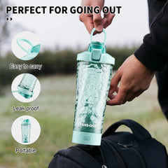 Fans-One shaker bottle with detachable motor base for easy cleaning and portability.