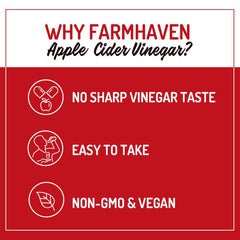 FarmHaven label with ACV and herbs highlights daily digestive support
