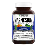 FarmHaven Magnesium Complex capsules bottle for daily muscle and bone support.