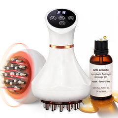 FASCITONE lymphatic drainage massager front view for convenient at-home relief and spa-like sessions.