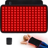 feangli red infrared pad covering the back for broad, soothing heat therapy