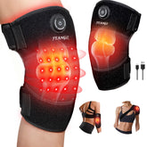 feangli red light knee brace emits 660nm and 850nm for targeted relief.