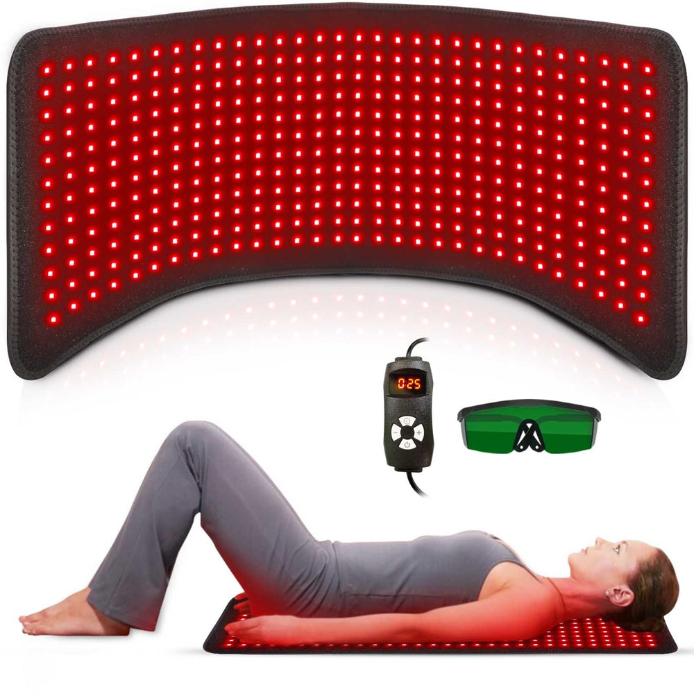 Feangli red light wrap pad with 360 LEDs for full-body relief and circulation support