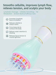 FEEJOY anti-cellulite massage tool with heat and LED glow for smoother skin
