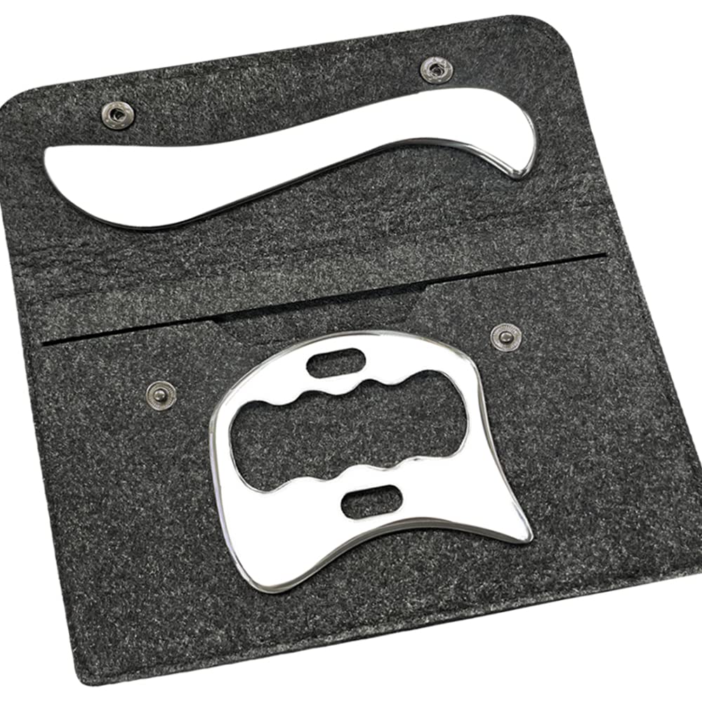 FeelFree stainless steel gua sha for back massage and muscle mobilization