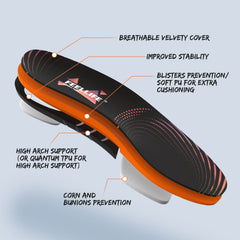FEELLIFE heel cradle design supports heel stability during impact