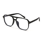 FEISEDY blue light blocking glasses front view reduces eye strain during screen time