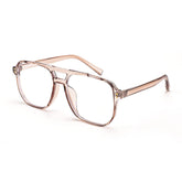 FEISEDY blue light blocking glasses, front view, may reduce eye strain from screens.