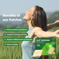 Fekux Quit Smoking Patches used discreetly on skin for daily convenience