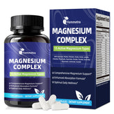 Femmetra Magnesium Complex bottle displays the 1350mg formula for daily vitality.