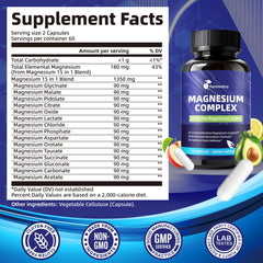 Femmetra Magnesium Complex capsules close-up shows vegan formula for nerve comfort.