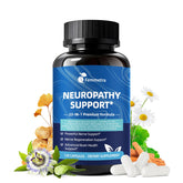 Femmetra nerve-support bottle highlighting the 23-in-1 formula for daily nerve health