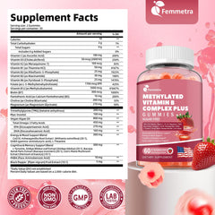 Pouring Femmetra gummies from the bottle for easy daily use and energy.