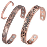 Feraco 11X magnetic copper bracelet for women with six magnets for secure daily wear.