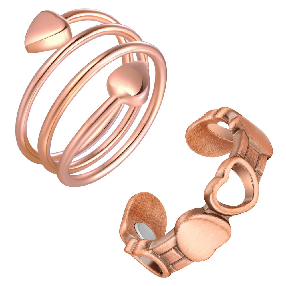 Anillo magnético Feraco para mujer, diseño elegante y duradero.