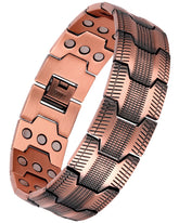 Feraco copper bracelet front view for everyday style and comfortable wear
