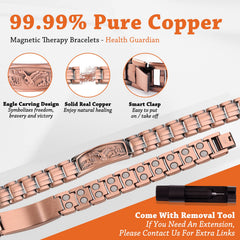 Feraco copper bracelet in gift-ready packaging for gifting.