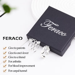 Feraco adjustable copper rings set, resize at home