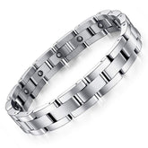 Feraco magnetic bracelet for men with sleek titanium finish for daily wear
