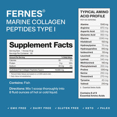 Scoop of Fernes powder ready to mix into coffee or smoothies.