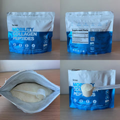 Fernes Mobility ingredients-panel features Acti-Joint with glucosamine, chondroitin, and hyaluronic acid.