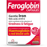 Feroglobin bottle with capsules for daily vitality support