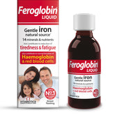 Feroglobin Gentle Iron bottle shown for daily family use and energy support.