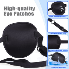 Fezog eye patch provides full coverage and light-blocking design