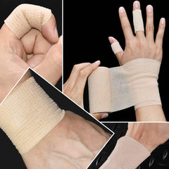 FGBNM self-adherent wrap sticks to itself with no clips needed