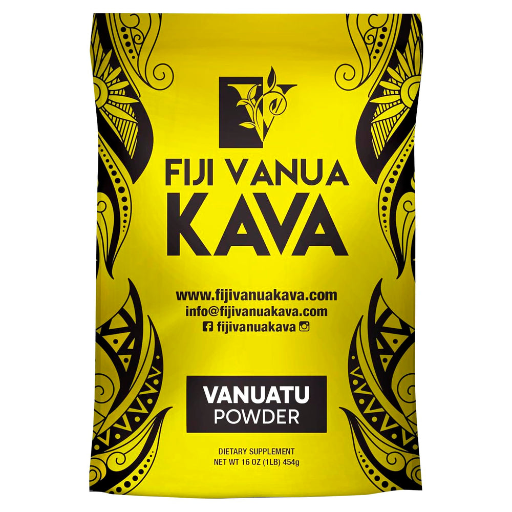 Fiji Vanua Kava powder packaging bottle for premium kava