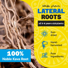 Fiji Vanua Kava Vanuatu sun-dried roots highlight potency and natural purity