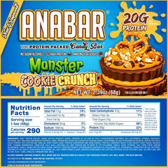 Final Boss Anabar packaged box showing 12 bars for on-the-go snacking.