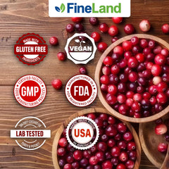 FineLand PACs support urinary health in a vegan cranberry capsule.