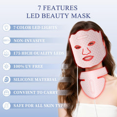 Fiogeo LED mask blue light for calm, nighttime routine.