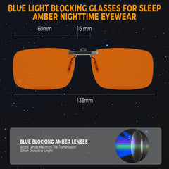 FIONOFY amber nighttime glasses support calmer evenings and reduced eye strain.