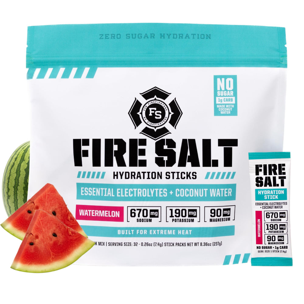 Fire Science Fire Salt Hydration Sticks pack for on-the-go workouts
