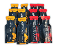 First Aid Global Transcend orange glucose gel pouch for quick energy