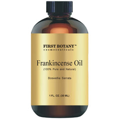 First Botany frankincense oil bottle for aromatherapy and skin care rituals