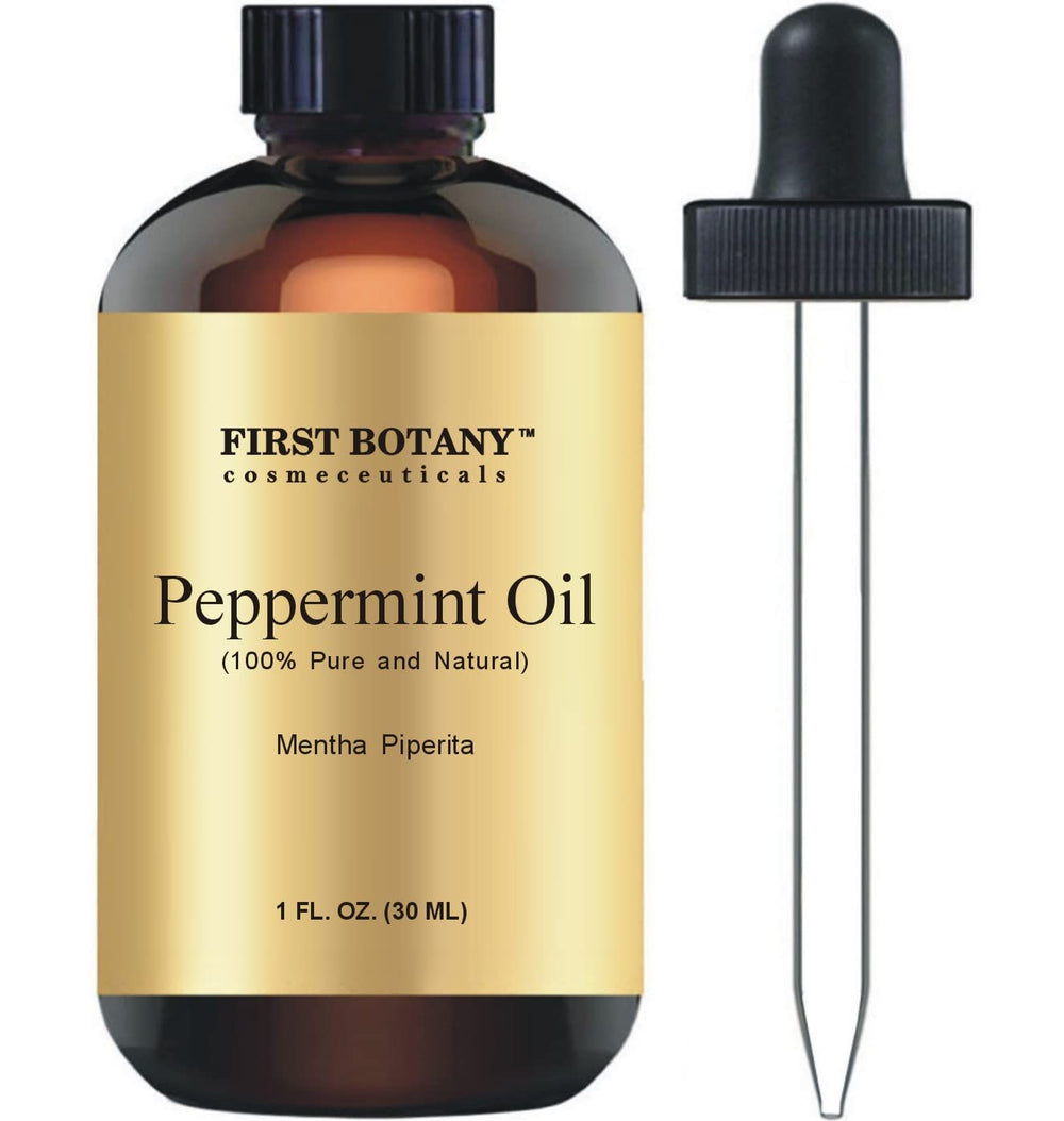 First Botany Peppermint Oil bottle for aroma and topical use