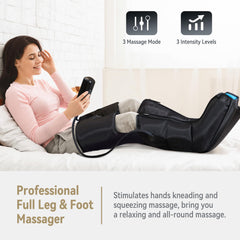 Three modes in FIT KING massager provide sequence, circulation, and combination options.