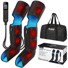 FIT KING Air Compression Leg Massager boot design for full foot and leg coverage.