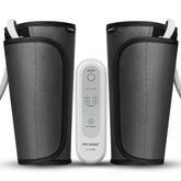 FIT KING Calf Massager worn on leg with adjustable wrap for targeted relaxation.
