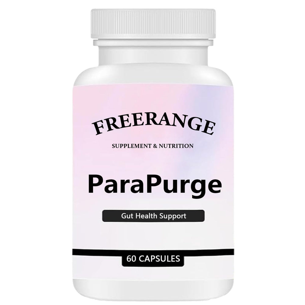FITactic ParaPurge bottle closeup highlighting capsules designed for gut support.