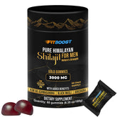 FITBOOST Shilajit Gummies empaque: presentación limpia y lista para viaje