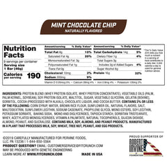 Close-up of a baked FITCRUNCH bar showing texture for a crunchy bite