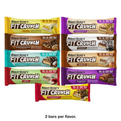 FITCRUNCH bars packaging on display highlighting quality