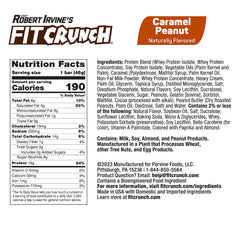FitCrunch six-layer baked-bar texture, chewy and flavorful post-workout option